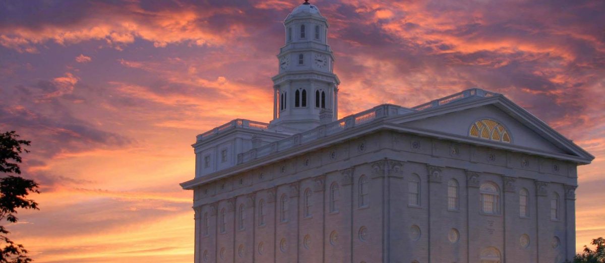 Nauvoo Temple at Sunset